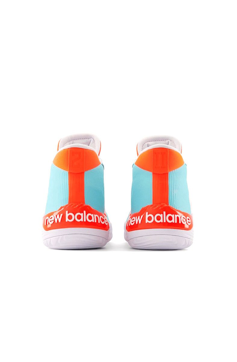 Tênis New Balance BBKLSSD Kawhi II Ocean Blue Branco/Laranja/Azul - NewSkull