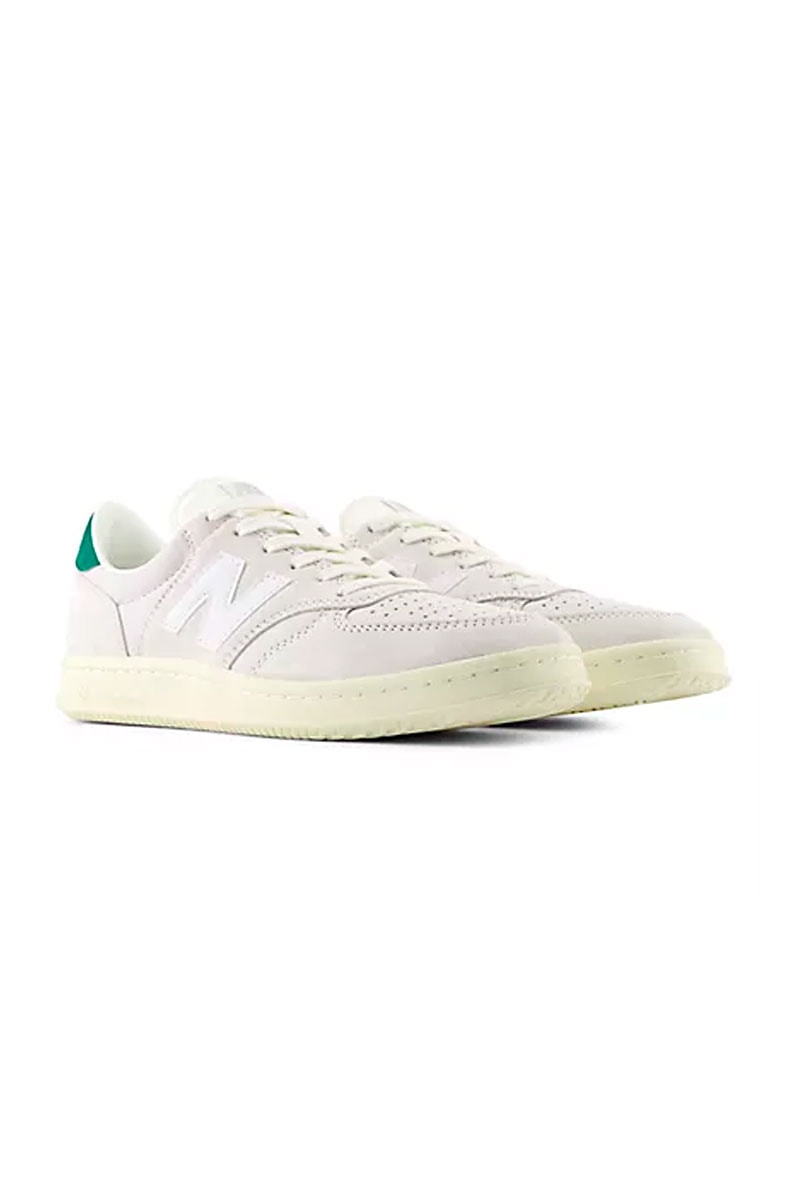 Tênis New Balance T500 Masculino Bege/Verde CT500GRN - NewSkull