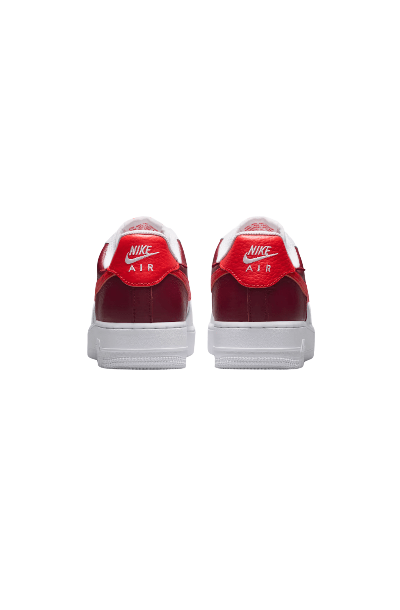Tênis Nike Air Force 1 '07 Feminino Branco/Bordô IR0872 - 101 - NewSkull