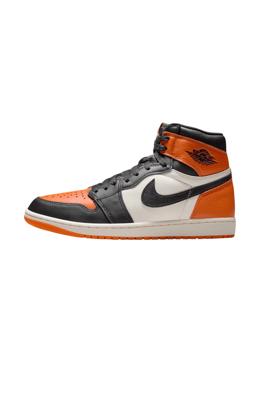 Tênis Nike Air Jordan 1 Retro High OG Shattered Backboard Preto/Branco/Laranja DZ5485 - 008 - NewSkull
