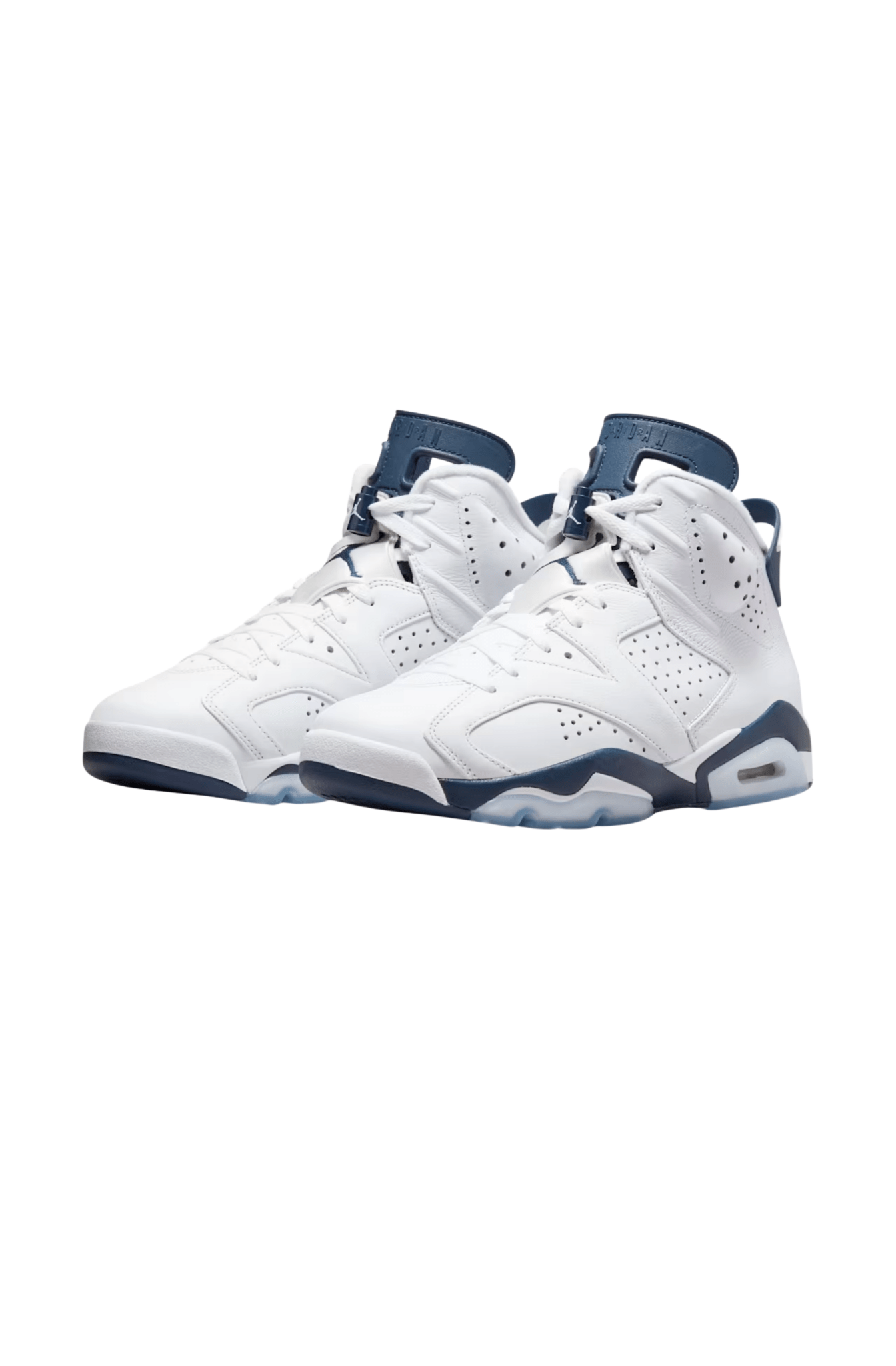 Tênis Nike Air Jordan 6 Retro Midnight Navy Branco/Azul Marinho CT8529 - 141 - NewSkull