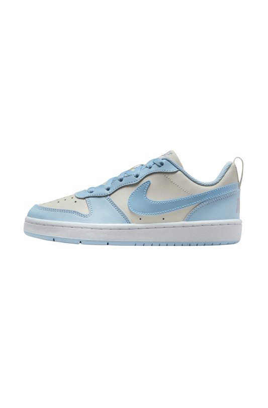 Tênis Nike Court Borough Low Recraft Feminino Bege/Azul IH4048 - 001 - NewSkull