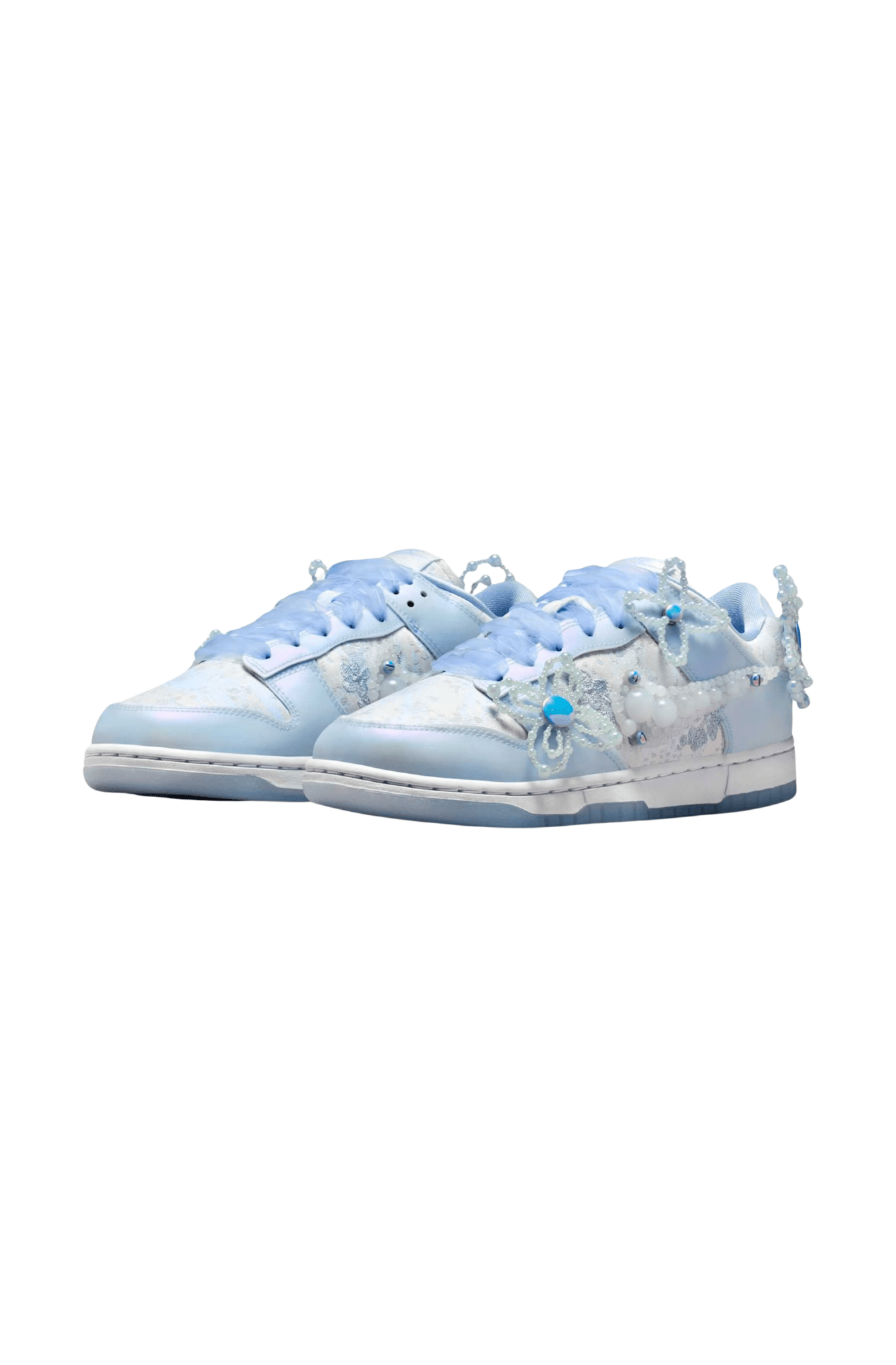 Tênis Nike Dunk Low Feminino Susan Fang Azul/Branco HV8575 - 100 - NewSkull