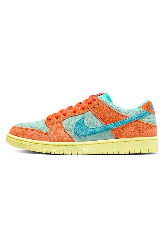 Tênis Nike SB Dunk Low Pro Premium Orange Emerald Rise/Noise Aqua DV5429 - 800 - NewSkull