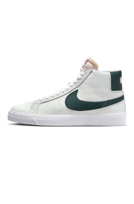 Tênis Nike SB Zoom Blazer MID ISO Branco/Verde DR9092 - 100 - NewSkull