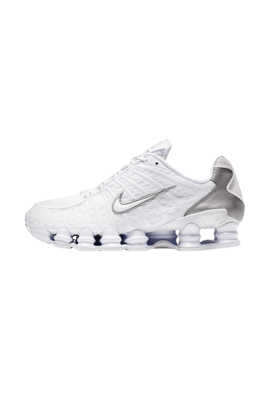 Tênis Nike Shox TL Metallic Silver Branco/Prata AV3595 - 100 - NewSkull