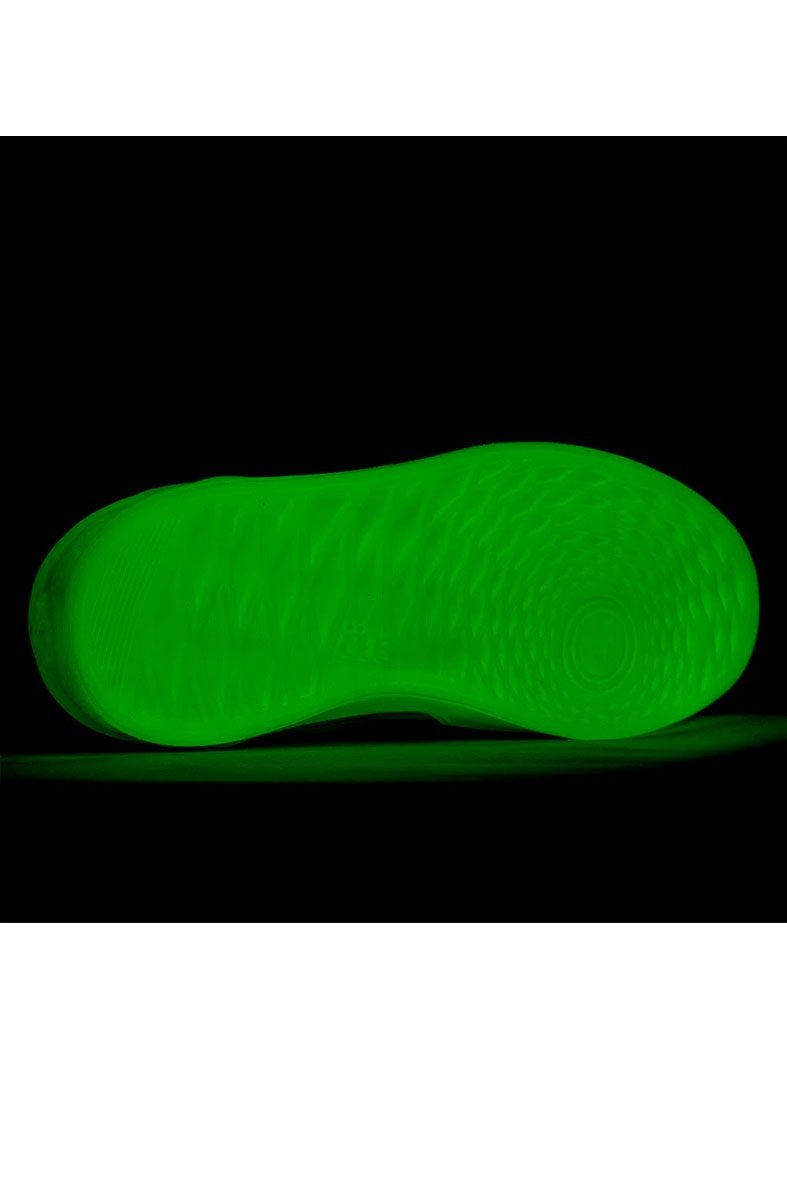 Tênis OUS Arquitetônico Couro Glow In The Dark Ecolab Imperial Branco/Neon - NewSkull