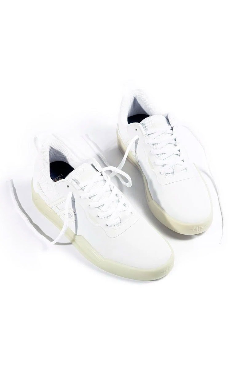 Tênis OUS Arquitetônico Couro Glow In The Dark Ecolab Imperial Branco/Neon - NewSkull