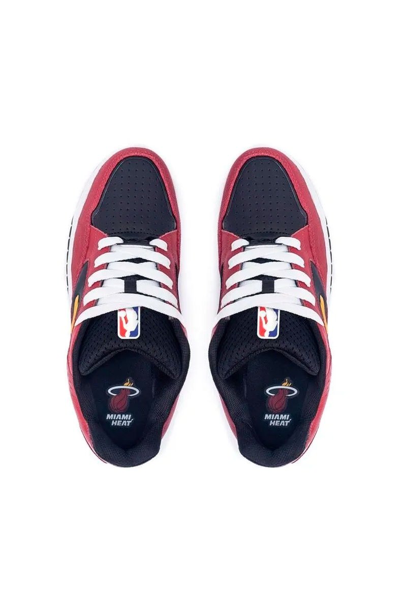 Tênis OUS Sousa Imperial NBA Miami Heat Vermelho/Preto/Amarelo 350042 - 30 - NewSkull