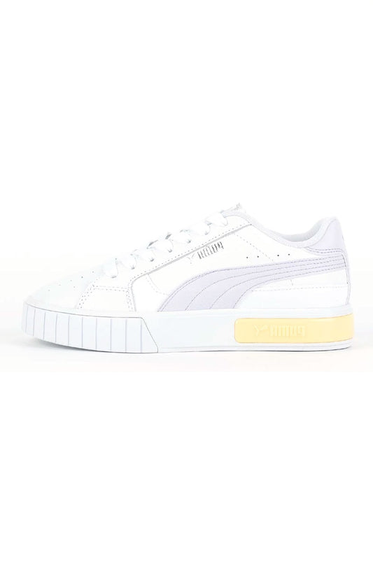 Tênis Puma Cali Star Feminino Branco/Lilás/Amarelo - NewSkull