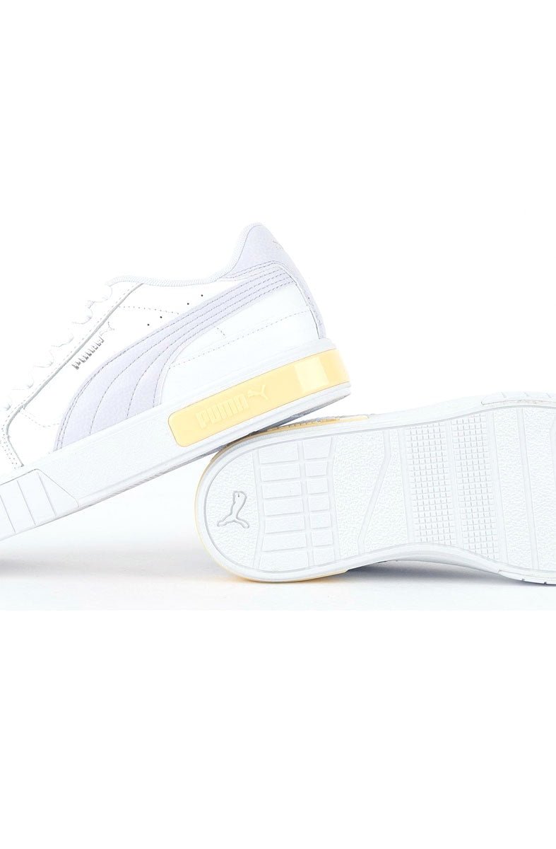 Tênis Puma Cali Star Feminino Branco/Lilás/Amarelo - NewSkull