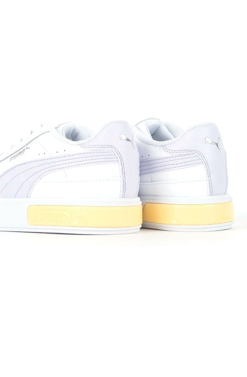 Tênis Puma Cali Star Feminino Branco/Lilás/Amarelo - NewSkull