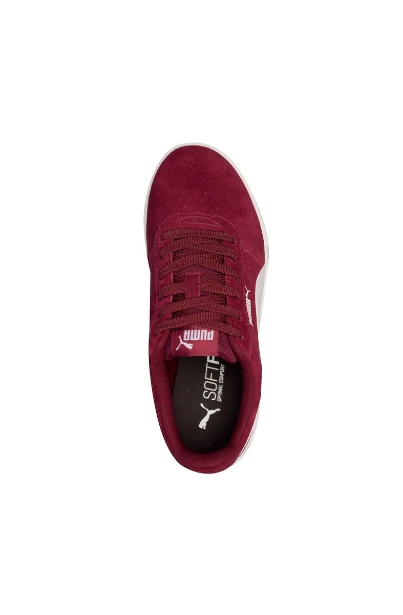 Tênis Puma Carina BDP Feminino Bordo/Branco - NewSkull