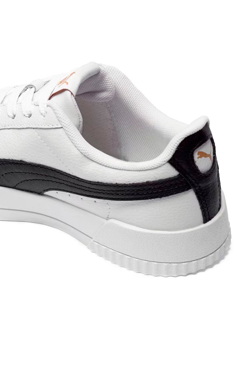Tênis Puma Carina L BDP Feminino Branco/Preto - NewSkull