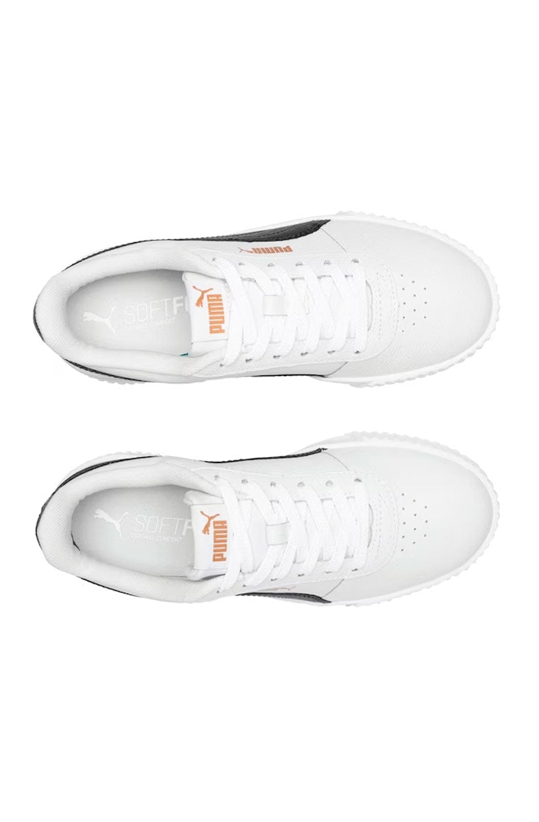 Tênis Puma Carina L BDP Feminino Branco/Preto - NewSkull