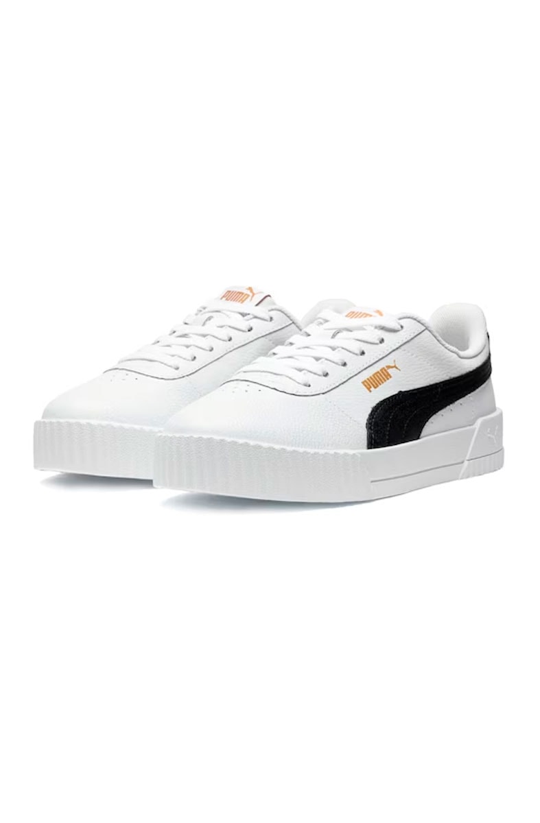 Tênis Puma Carina L BDP Feminino Branco/Preto - NewSkull