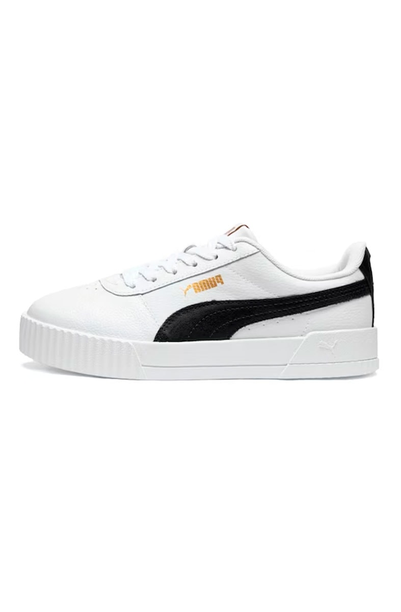 Tênis Puma Carina L BDP Feminino Branco/Preto - NewSkull