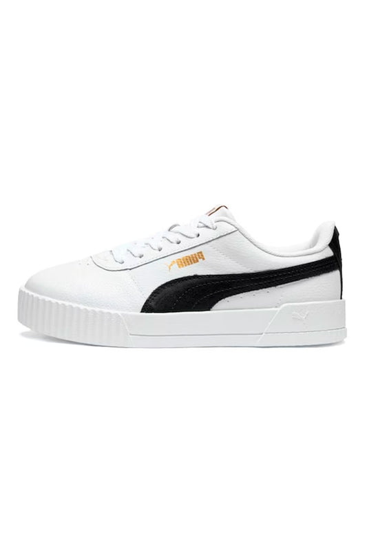 Tênis Puma Carina L BDP Feminino Branco/Preto - NewSkull