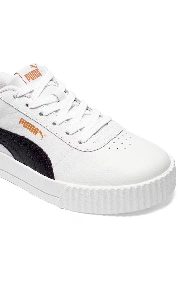Tênis Puma Carina L BDP Feminino Branco/Preto - NewSkull
