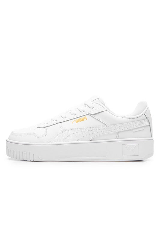 Tênis Puma Carina Street BDP Feminino Branco/Dourado - NewSkull