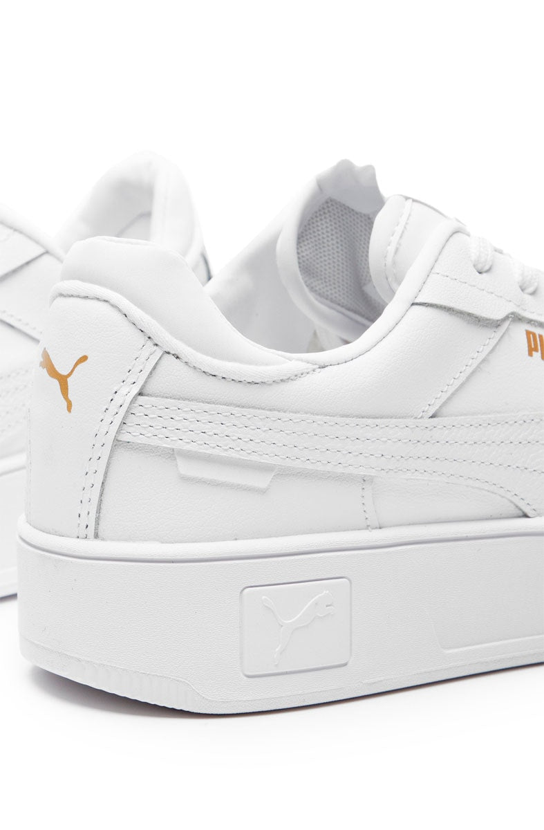 Tênis Puma Carina Street BDP Feminino Branco/Dourado - NewSkull