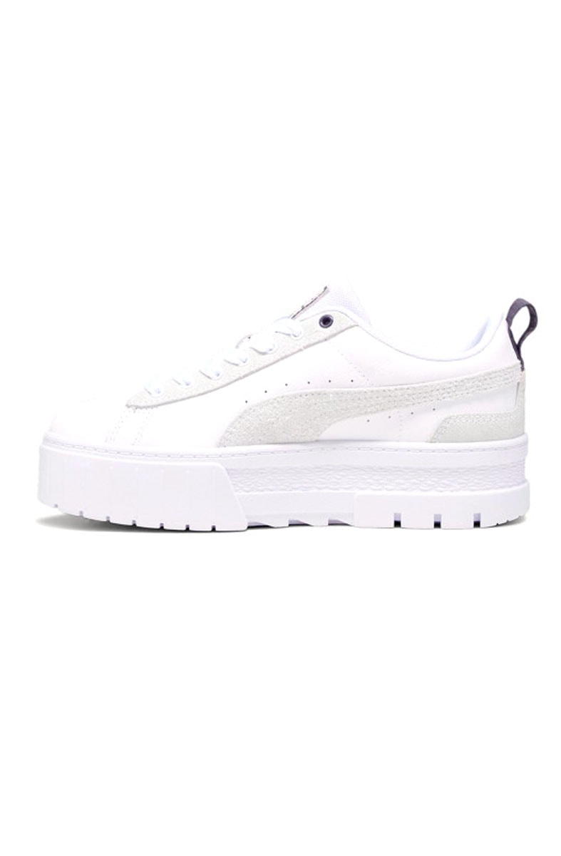 Tênis Puma Mayze Mix Feminino Branco/Bege - NewSkull