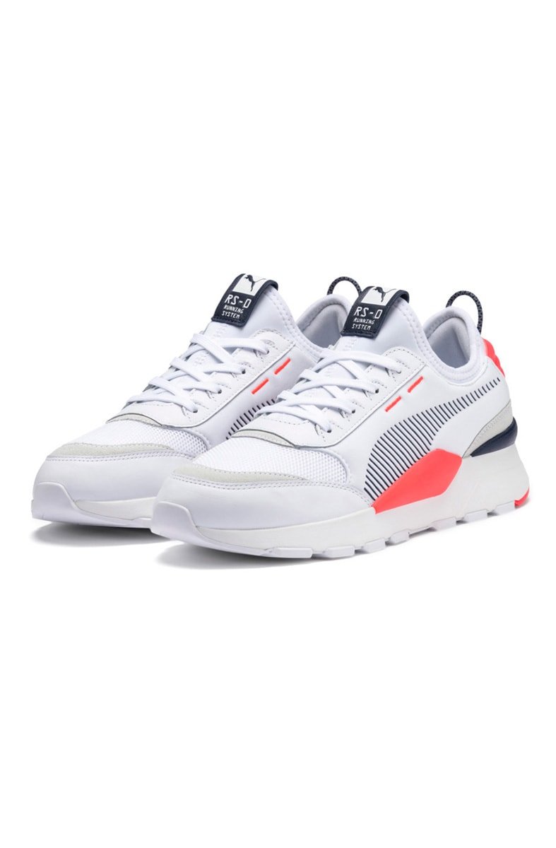 Tênis PUMA Rs - 0 Core Branco/Laranja - NewSkull