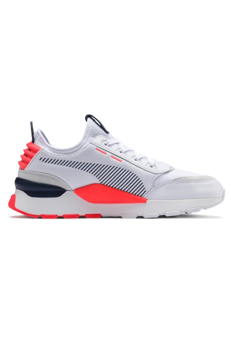 Tênis PUMA Rs - 0 Core Branco/Laranja - NewSkull