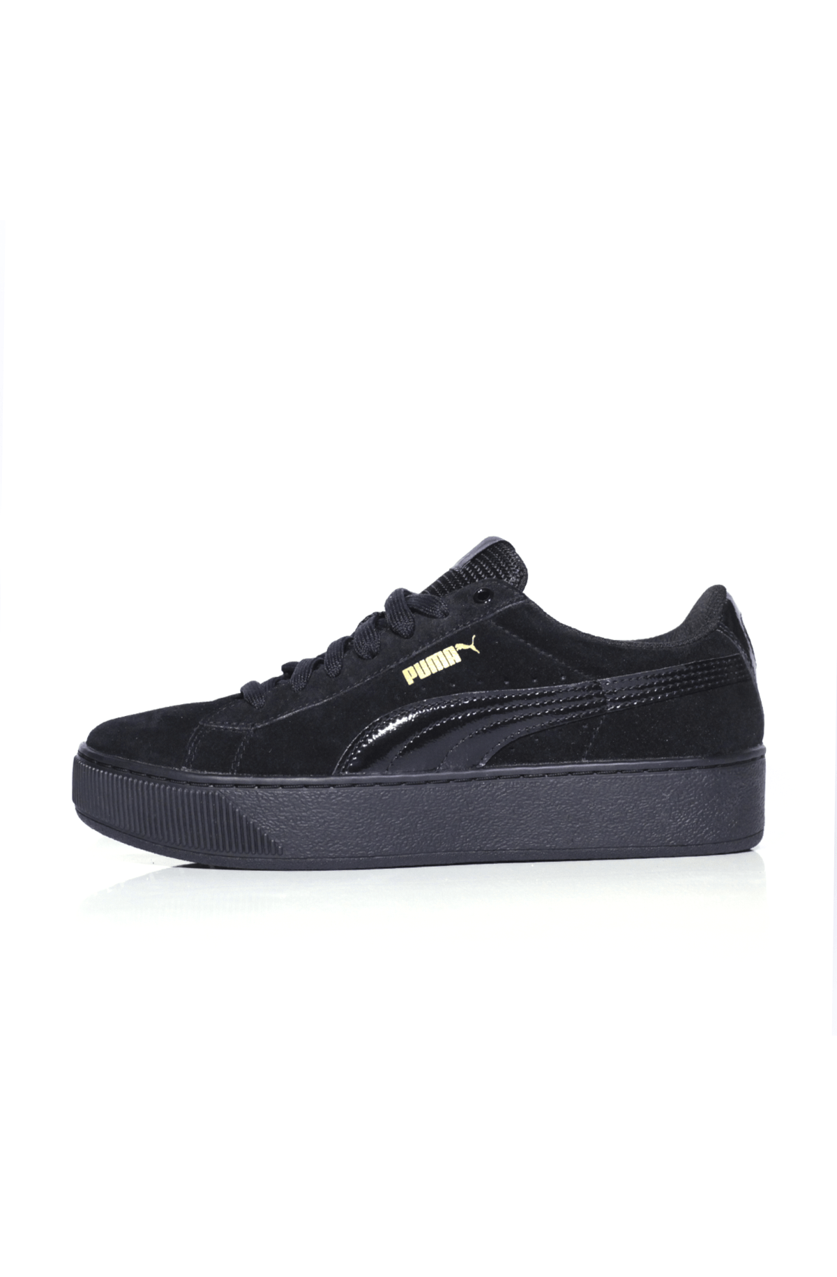 Tênis Puma Vikky Platform Feminino Preto/Preto - NewSkull