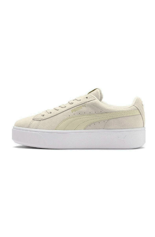 Tênis Puma Vikky Platform Stacked Sd Feminino Bege/Cinza - NewSkull