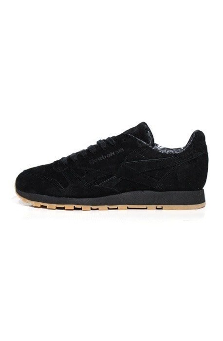 Tênis Reebok Classic Leather TDC Preto Feminino - NewSkull