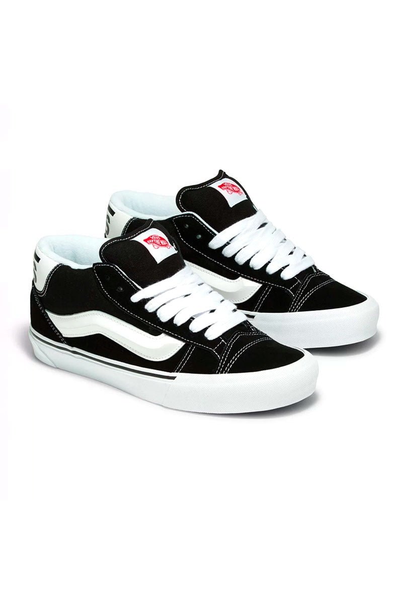 Tênis Vans Knu Skool Mid Preto/Branco VN000CQ96BT - NewSkull