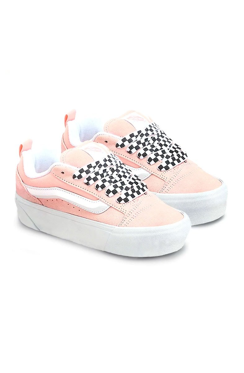 Tênis Vans Knu Stack Light Rosa/Branco VN000CP6LTP - NewSkull