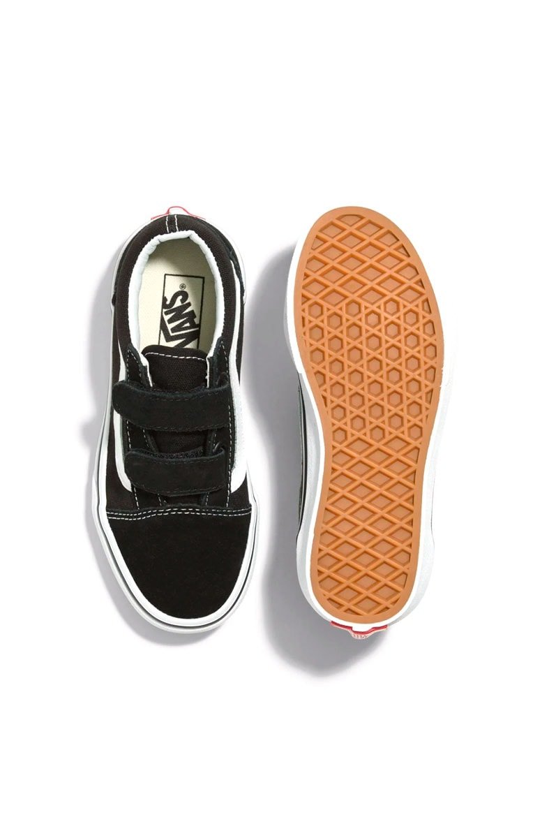Tênis Vans Old Skool Infantil Velcro Preto/Branco V1001100190001 - NewSkull
