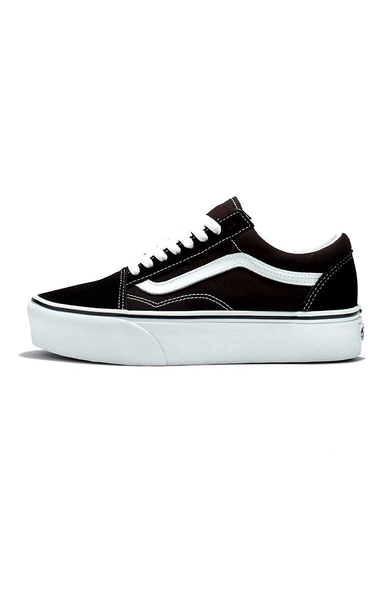 Tênis Vans Old Skool Plataforma Preto/Branco V1002001070011 - NewSkull