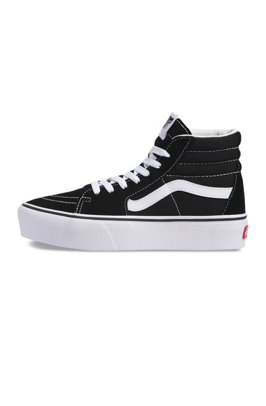 Tênis Vans Sk8 - hi Plataforma Preto/Branco V1002001300013 - NewSkull