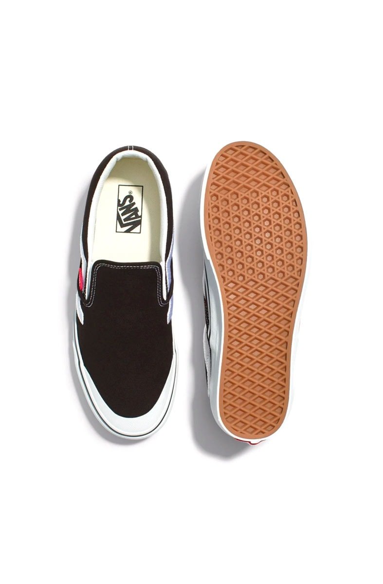 Tênis Vans Slip on SideStripe Preto/Branco V1002000590003 - NewSkull