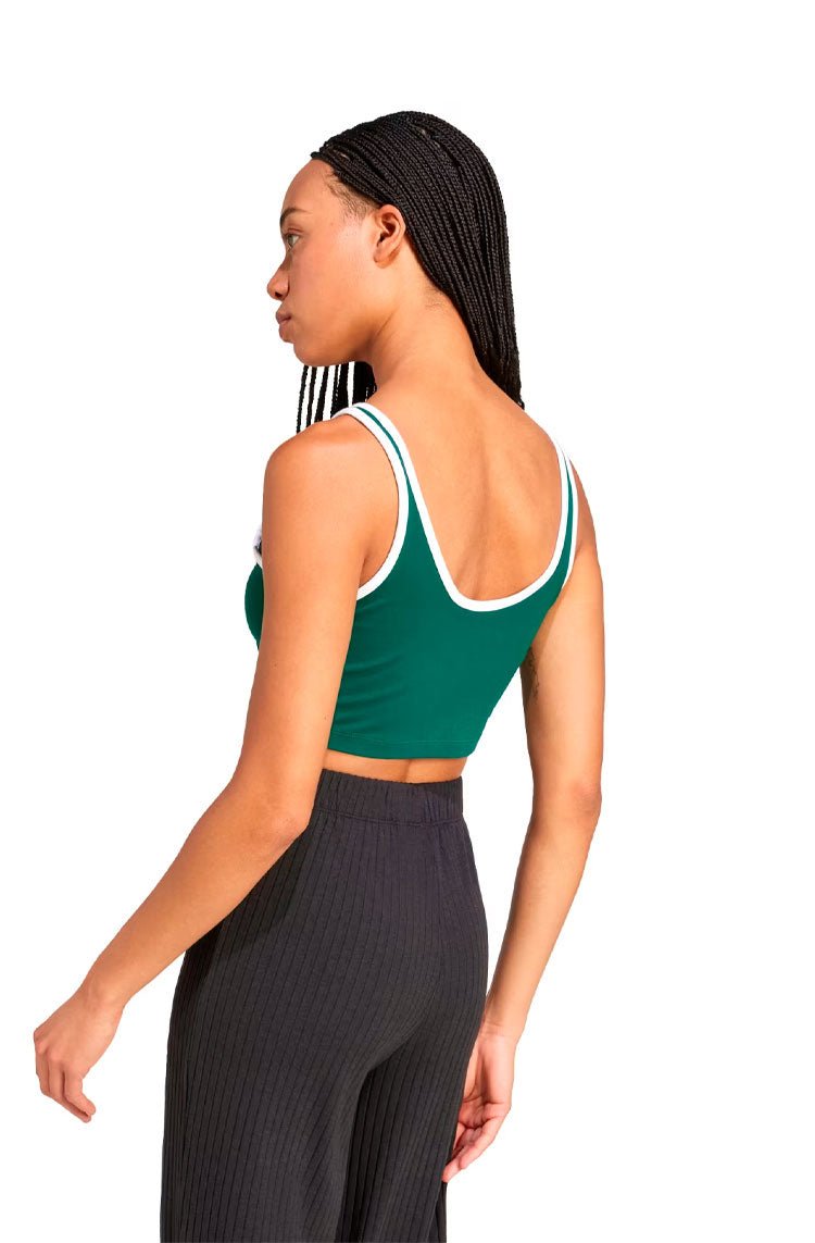 Top Adidas 3 - stripes Verde/Branco - NewSkull