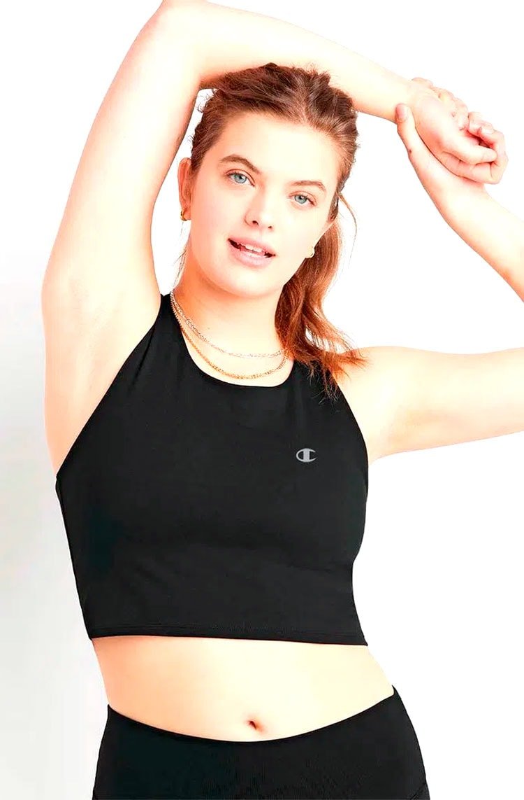 Top Champion Sport Logo Refletivo Preto - NewSkull