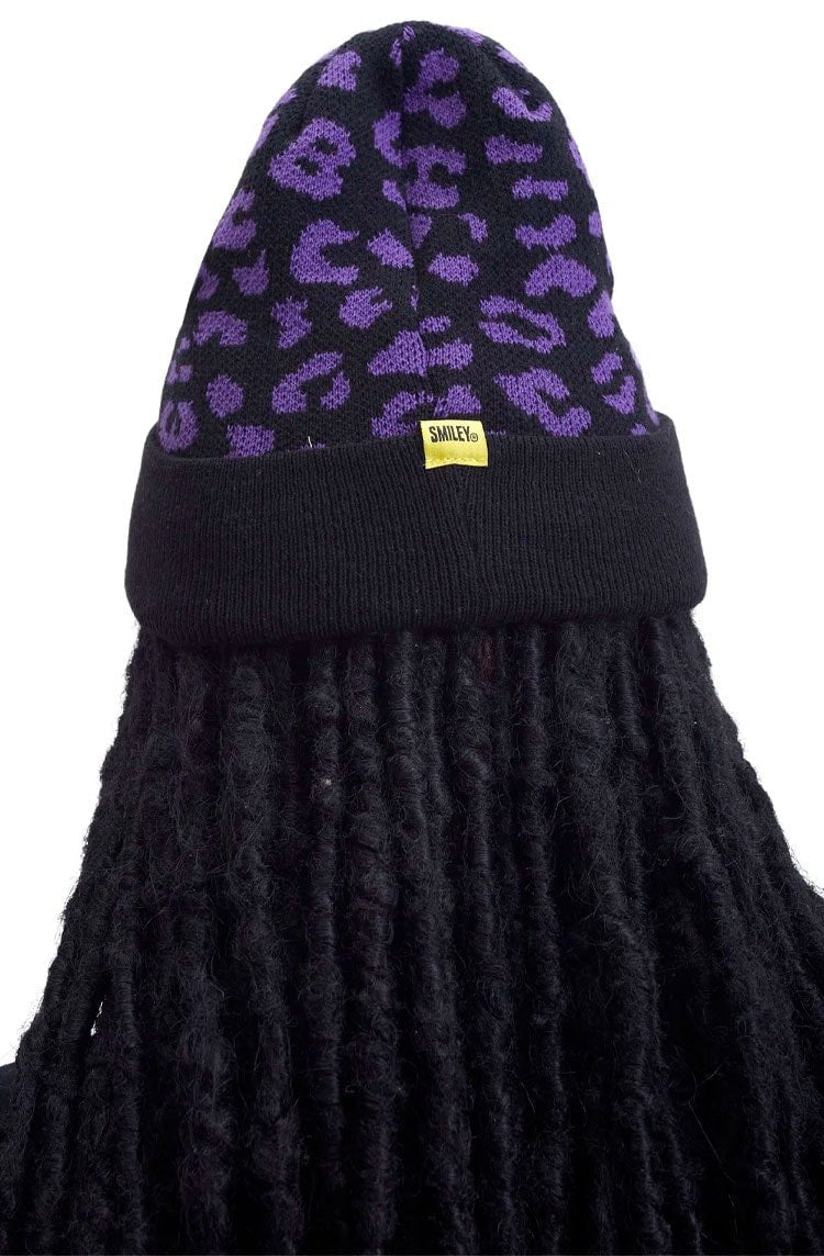Touca Gorro Baw X Smiley Panther Preto - NewSkull