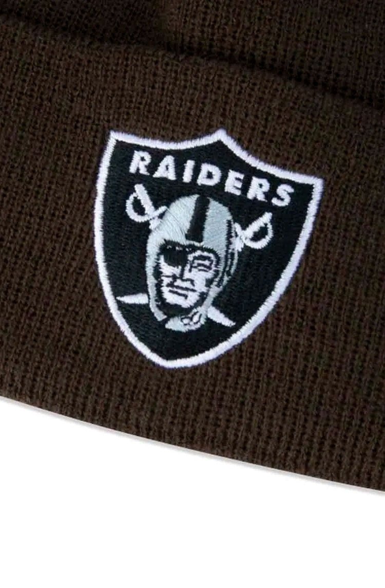 Touca Gorro New Era NFL Las Vegas Raiders Modern Classic Marrom/Branco - NewSkull