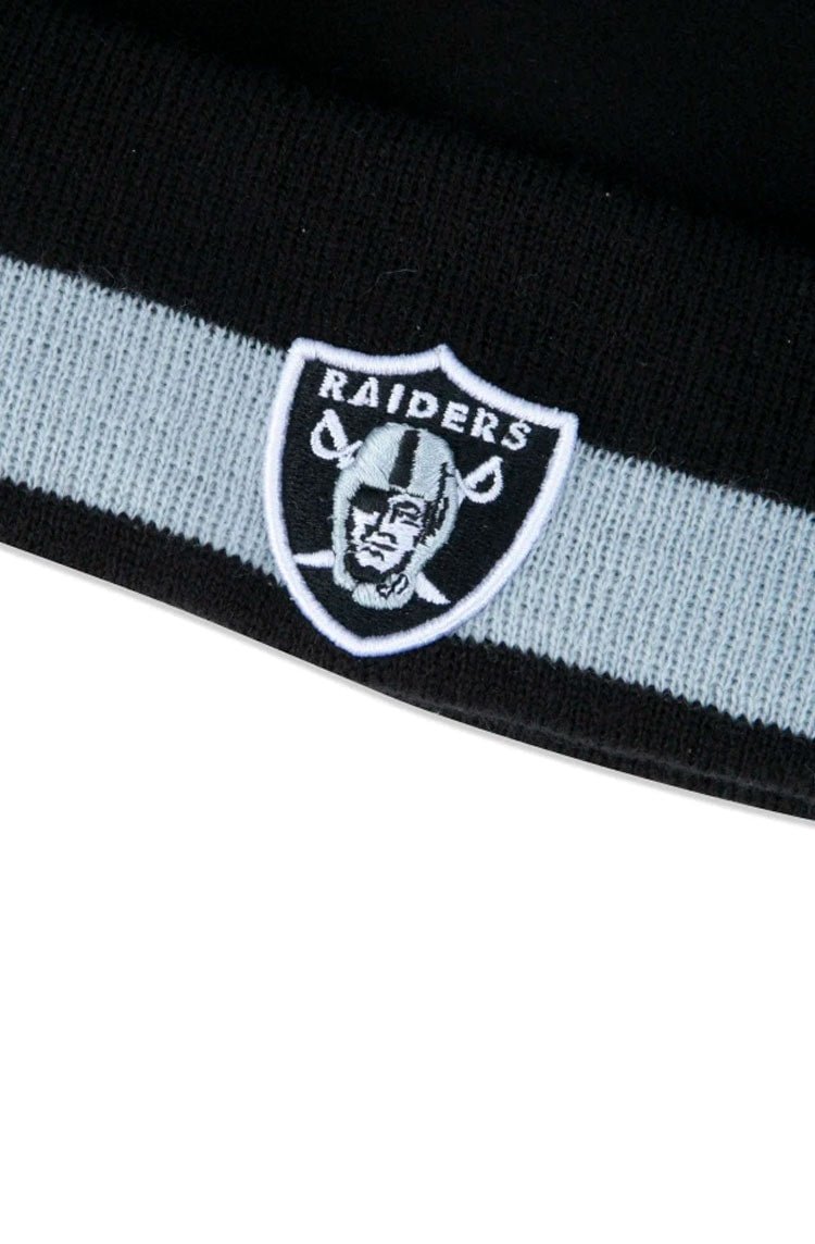 Touca Gorro New Era NFL Las Vegas Raiders Preto/Cinza - NewSkull