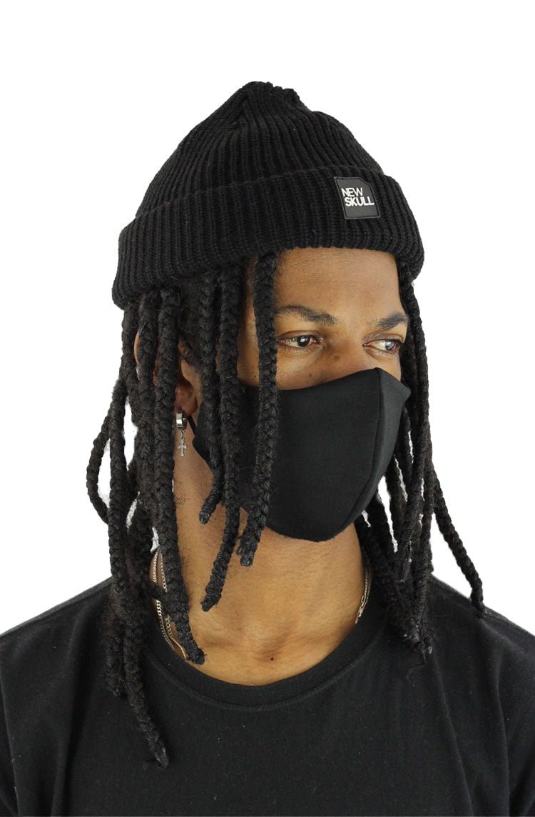 Touca Gorro NewSkull Rubber Preta - NewSkull