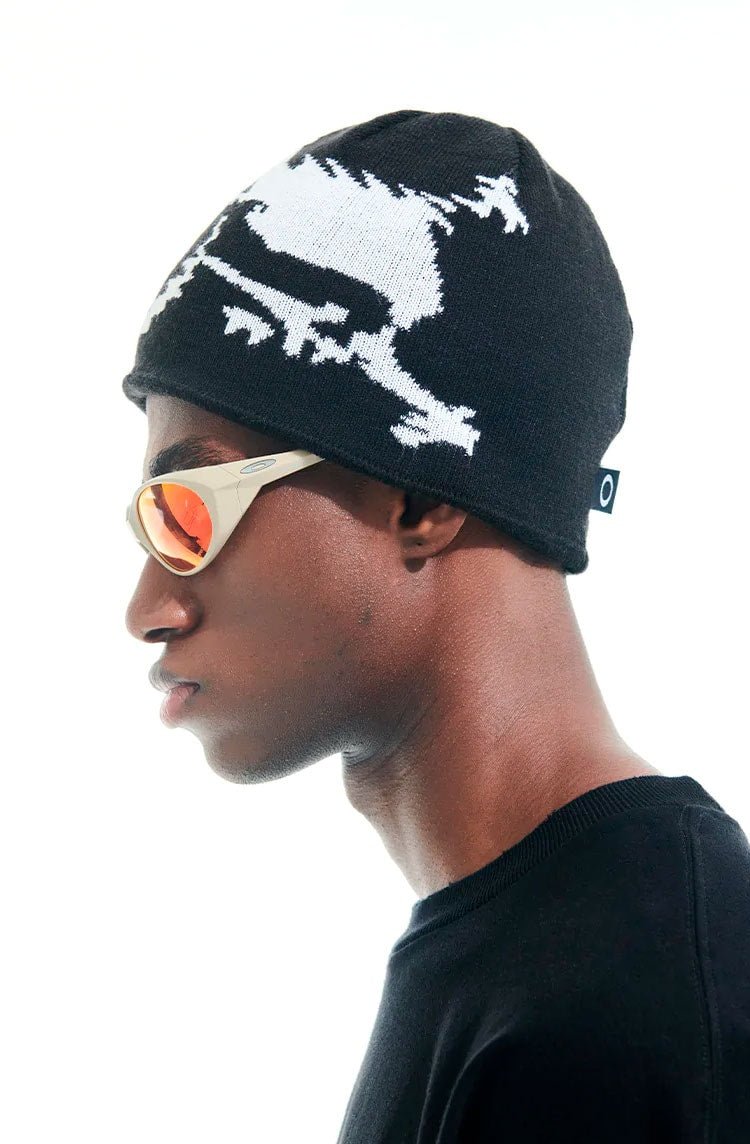 Touca Gorro Piet x Oakley Skull Double Face Beanie Preta - NewSkull