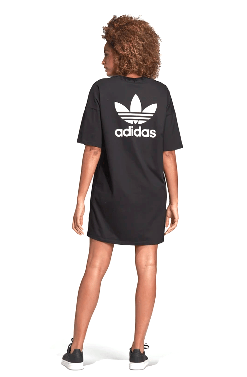VESTIDO ADIDAS TREFOIL FEMININO PRETO - NewSkull