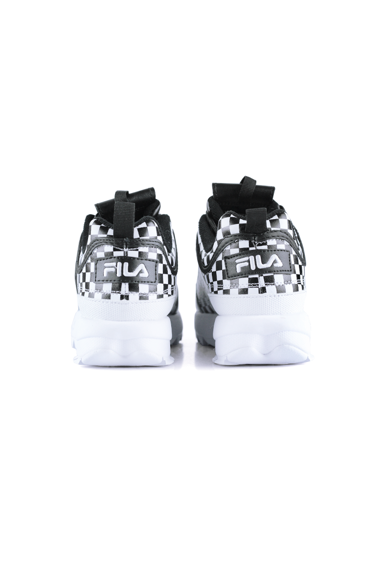TÊNIS FILA DISRUPTOR 2 CHECKER FEMININO BRANCO/PRETO