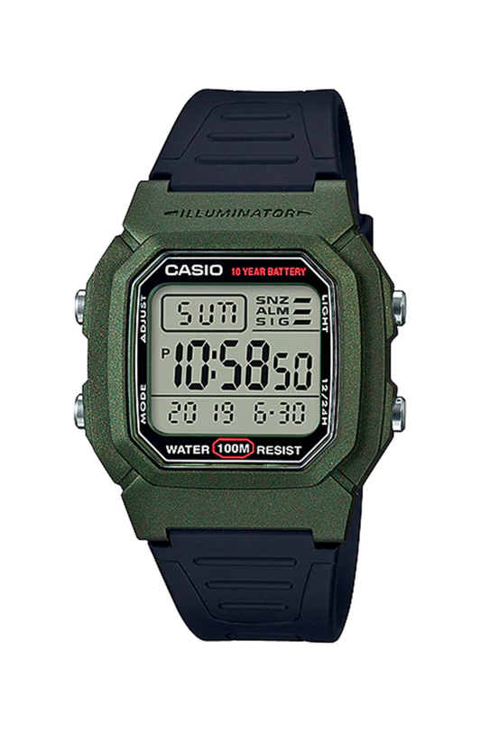 Relógio Casio Vintage Verde W-800HM-3AVDF