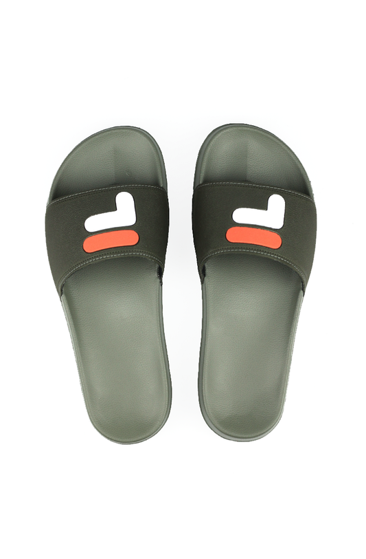 Chinelo Fila Slider Big F Basic Masculino Verde