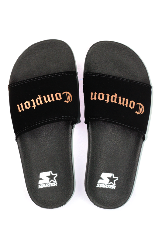 Chinelo Slider Starter Compton Preto