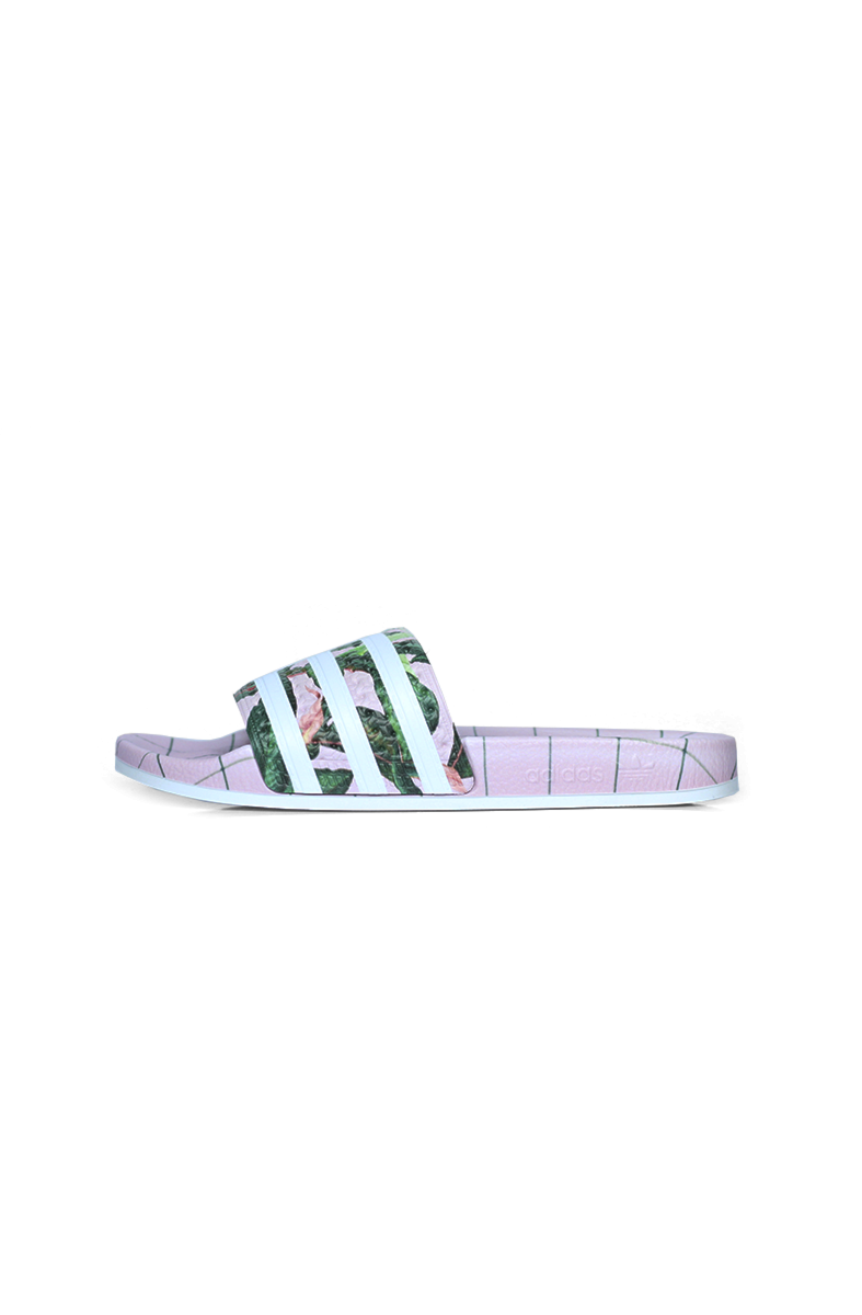 Chinelo Adidas Adilette W Farm Feminino Rosa
